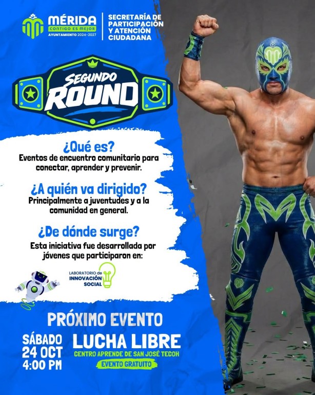 Anuncian funciones gratuitas de lucha libre, en M&eacute;rida