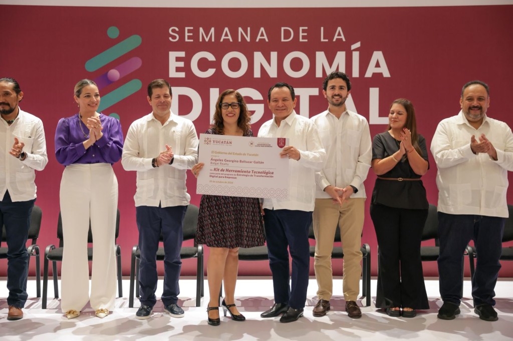 P&aacute;gina web, tienda en l&iacute;nea y hasta inteligencia artificial: 400 negocios yucatecos ya recibieron su kit digital y m&aacute;s de 1,000 se capacitaron este a&ntilde;o