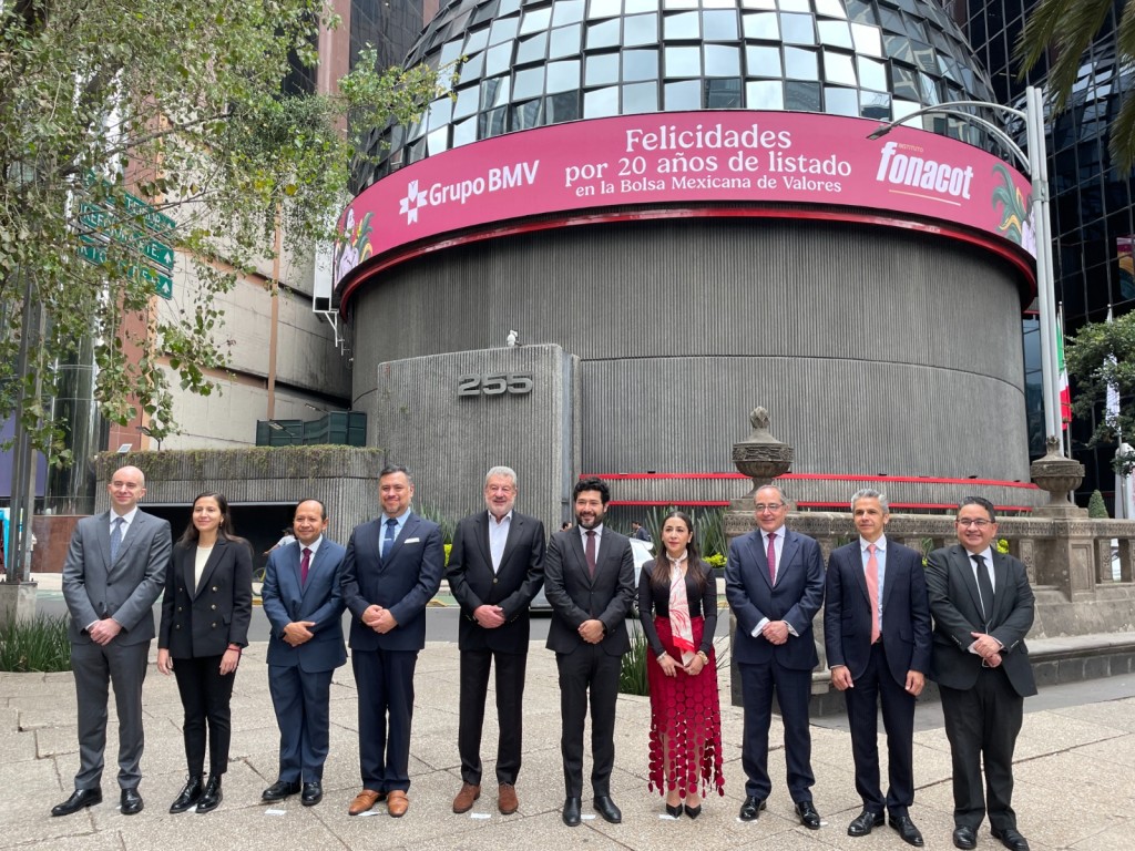 Celebra Fonacot 20 a&ntilde;os como emisor de bonos en el Mercado de Valores de M&eacute;xico