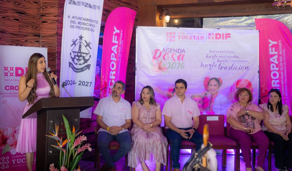 Llega a Progreso Agenda Rosa con apoyos para mujeres que enfrentaron el c&aacute;ncer de mama