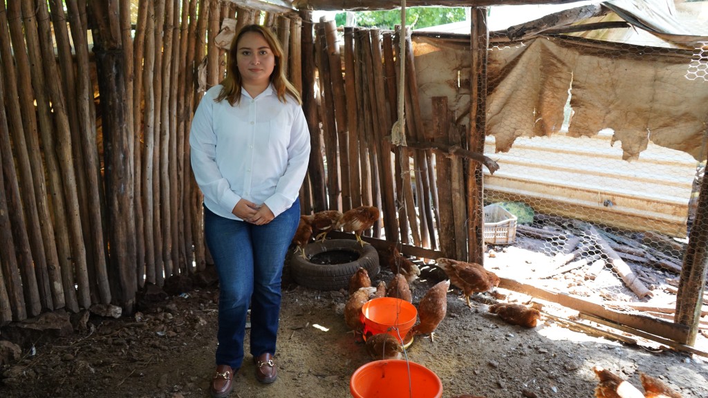 Respalda Gobierno del Renacimiento Maya econom&iacute;a de las familias con huertos y aves de traspatio
