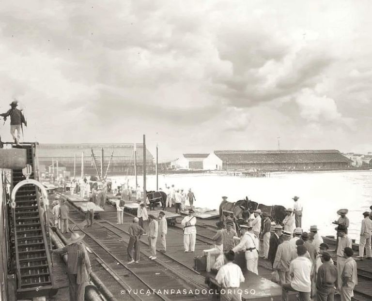 Expondrán fotos y documentos del Puerto de Progreso que datan de los siglos XIX y XX.