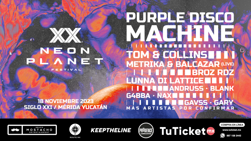 Regresa el XX Neón Planet Festival a Mérida
