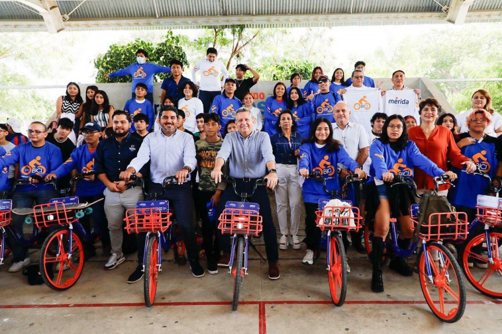 Ya son 600 bicicletas las que estarán circulando por la ciudad de Mérida