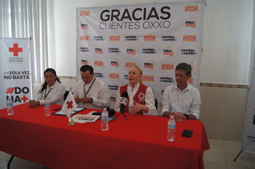 Cruz Roja Mexicana invita al redondeo OXXO, se realizará durante los primeros tres meses del año.
