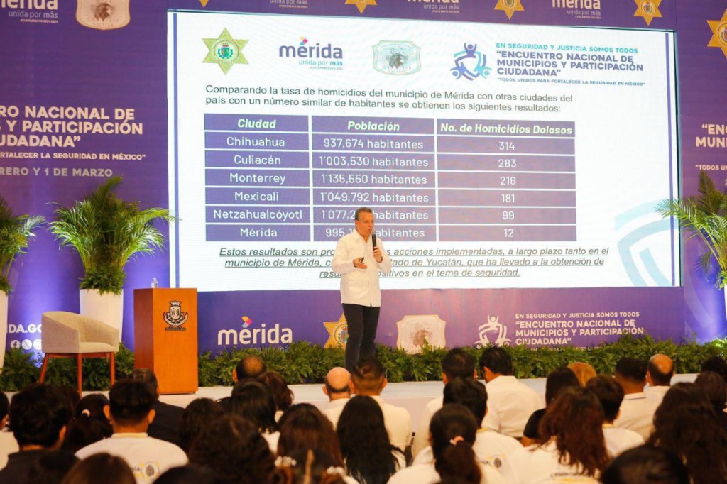 Mérida recibe a autoridades de otros países para abordar temas de seguridad.
