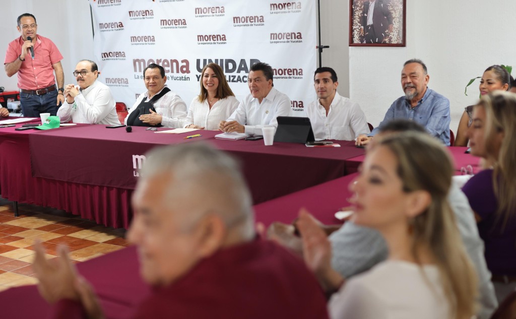 Alpha Tavera se retira de la presidencia de Morena Yucatán con todo el reconocimiento de sus compañeros