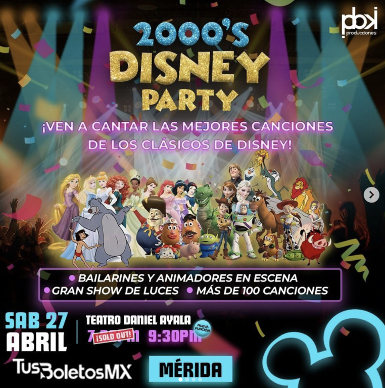 No te pierdas la mejor fiesta de Disney en Mérida