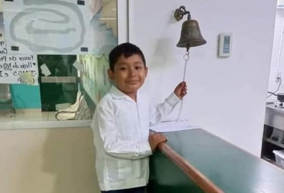 Didier, niño tizimileño venció el Cáncer