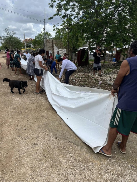 Convocan a donar lonas para familias vulnerables en este periodo de lluvias