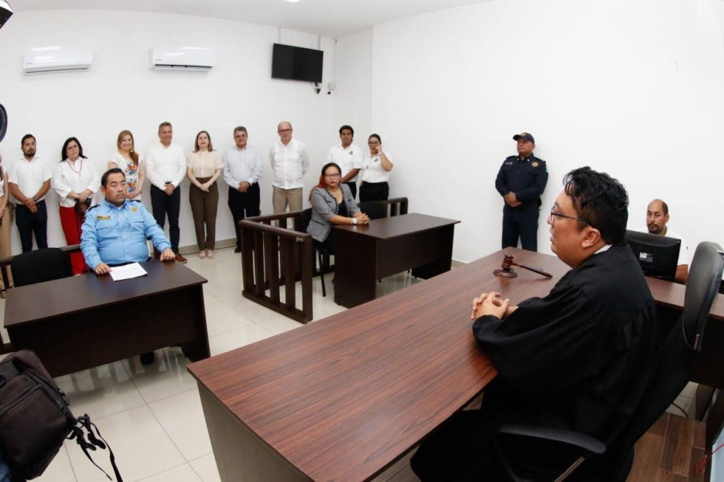 En la sede de la Policia Municipal de Mérida se habilitó un Juzgado Cívico