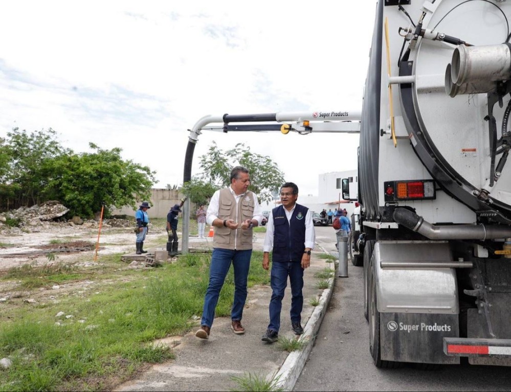 El Ayuntamiento refuerza el mantenimiento de los Sistemas Pluviales de Mérida.