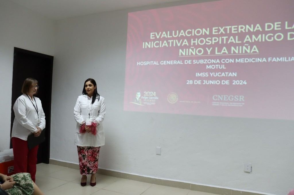 Hospital del IMSS Yucatán recibe nominación como Hospital Amigo del Niño y de la Niña