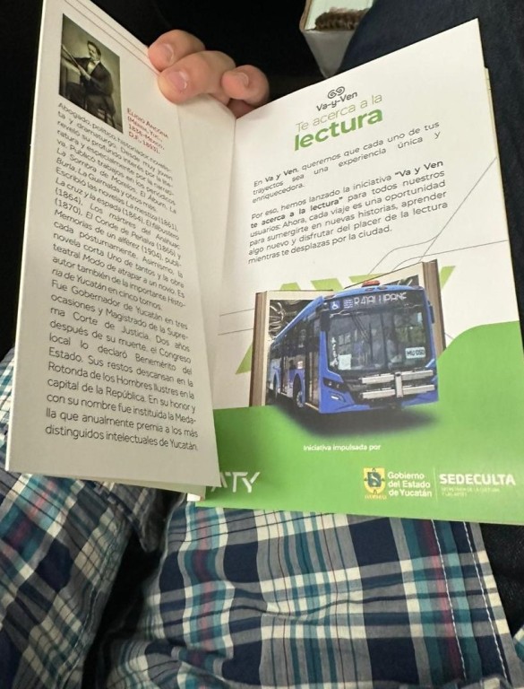 400 historias literarias circulan en transportes Va y Ven