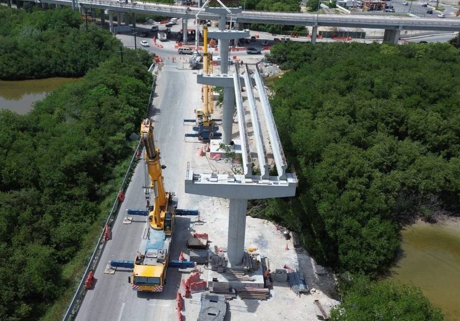 Construcción del Viaducto Elevado de Progreso avanza a buen ritmo