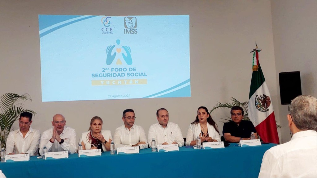 Segundo Foro Empresarial de Seguridad Social en Mérida reúne a líderes empresariales y autoridades del IMSS