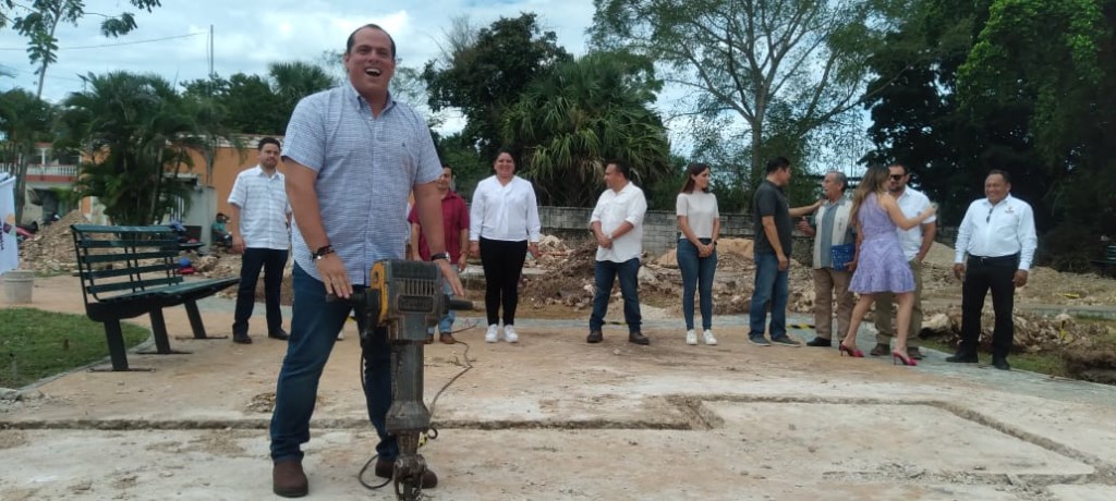 Comienzan a rehabilitar el Parque Infantil de Tizimín