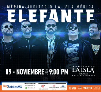 Regresa a Mérida la aclamada banda “Elefante”