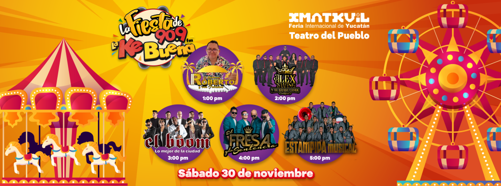 No te pierdas la fiesta de la Ke Buena en Xmatkuil