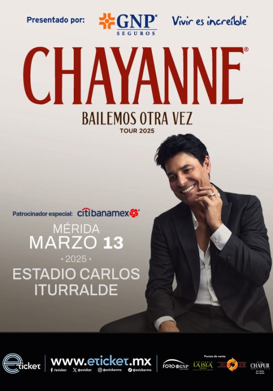 El próximo mes Chayanne estará en Mérida