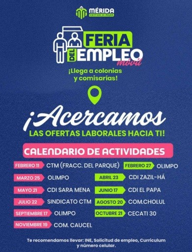 Anuncian feria de empleo con inclusión laboral