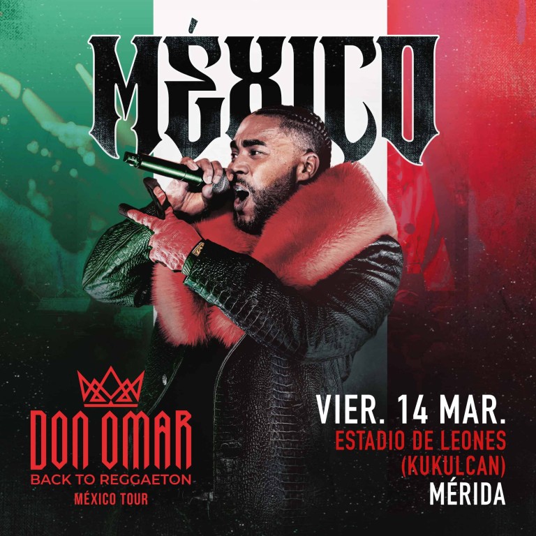 Este viernes Don Omar estará en Mérida