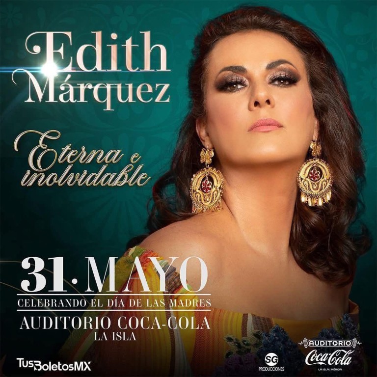 Esta semana Edith Márquez estará en Mérida