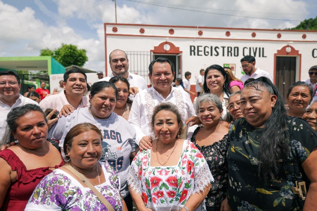 Reabre Gobierno de Yucatán Registro Civil en Tahmek