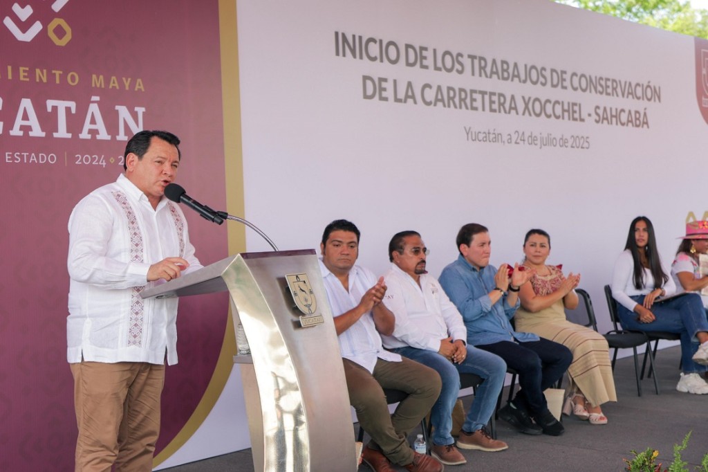 2 Inicia reconstrucción de la carretera Xocchel–Sahcabá