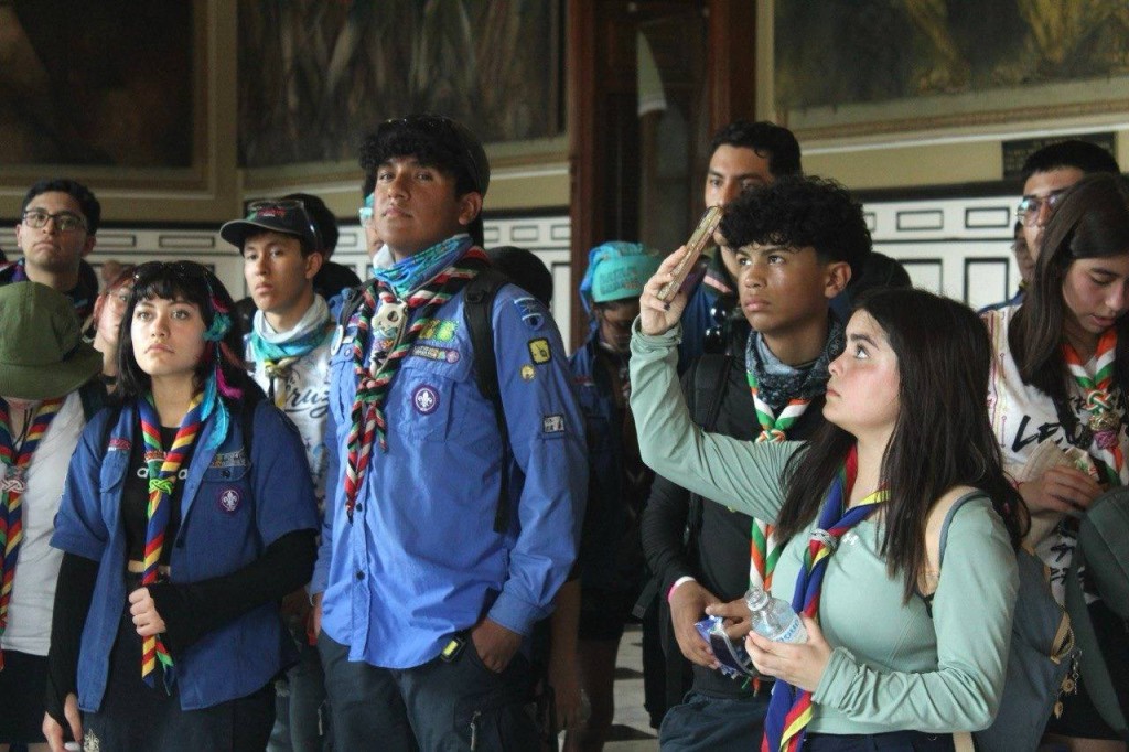 Conocen scouts de todo el país la belleza y cultura de Yucatán