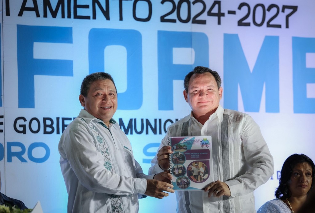 1 Presentan Tekax y Tahdziú avances con respaldo del Gobierno del Estado