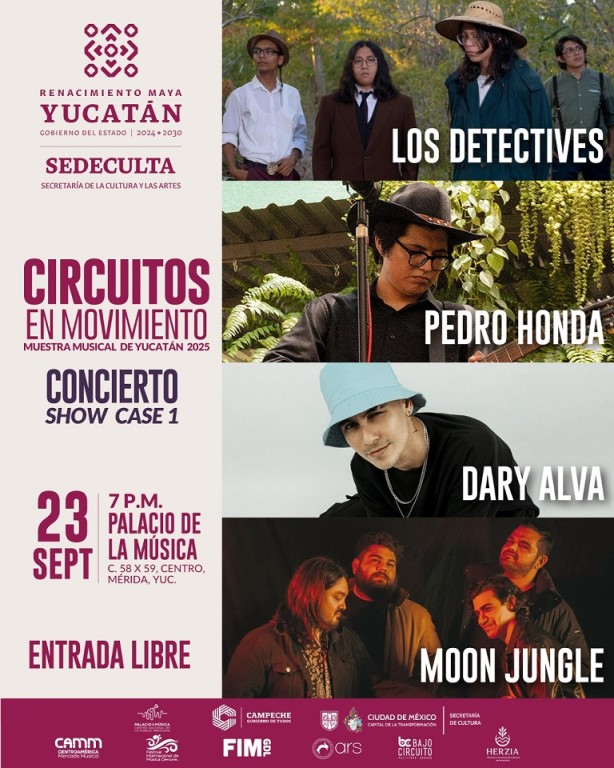 Presentarán artistas yucatecos su talento en Muestra Musical 2025