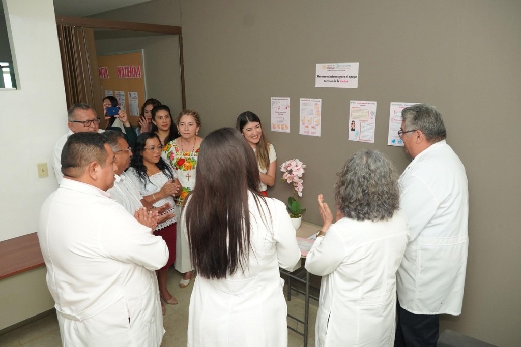 Hospital General de Tekax, entorno laboral amigable con la lactancia materna