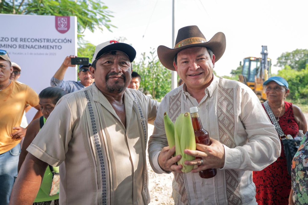 Reitera Díaz Mena su compromiso con el campo yucateco