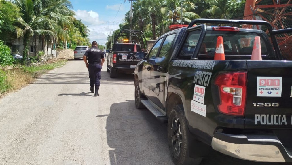 Capturan y amarran vecinos a presunto ladrón, en Tizimín