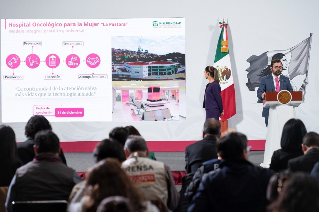 Anuncia Claudia Sheinbaum inversión de 8 mil MDP para modelo de atención universal de cáncer de mama