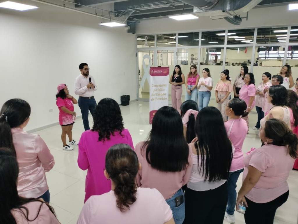 Se suma Consejería Jurídica a la lucha contra el cáncer de mama