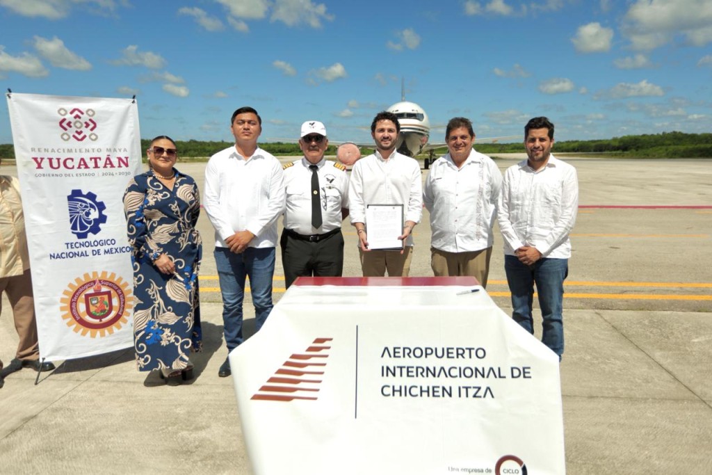 Inauguran primer Hangar y Taller Aeronáutico en el Aeropuerto Internacional de Chichén Itzá