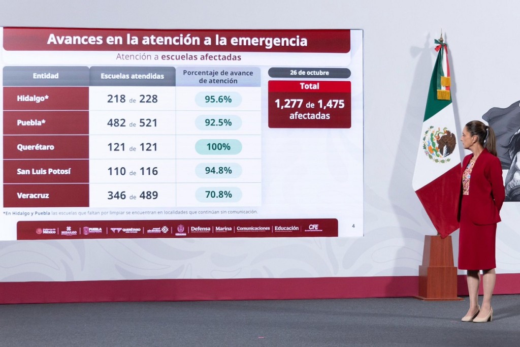 Gobierno Federal ha otorgado 70 mil 256 apoyos a personas afectadas por las lluvias