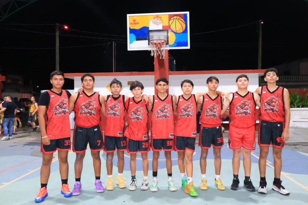 Inicia en Tizimín el Segundo Torneo de Básquetbol Municipal Nocturno de segunda fuerza varonil