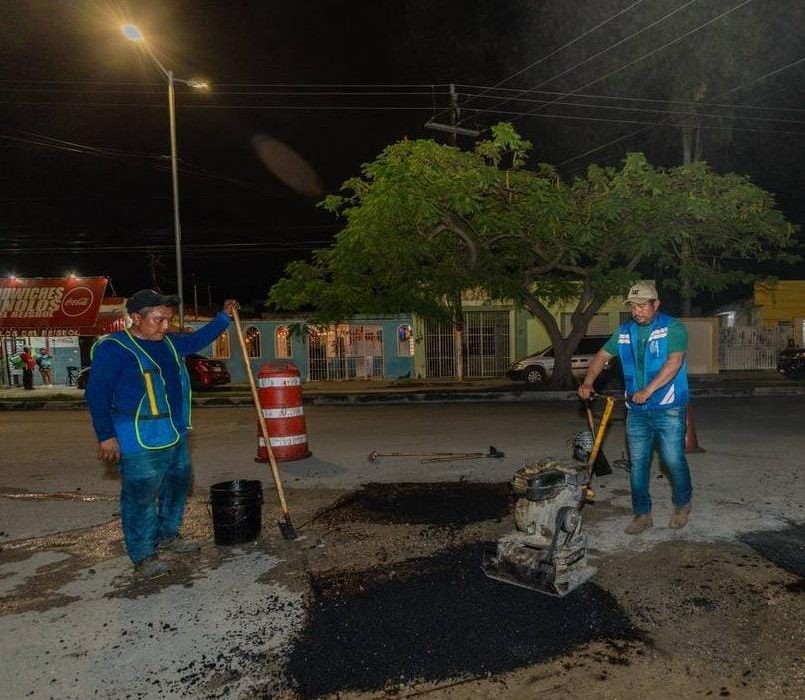 Realizó Ayuntamiento de Mérida mejoras en vialidades de Xmatkuil