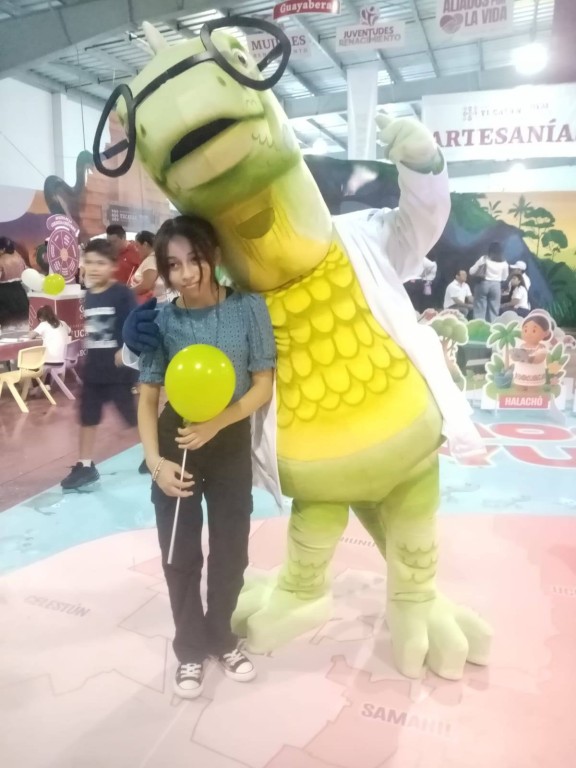 La mascota de la Secretaría de Ciencia fue dibujo de alumna de comisaría tizimileña