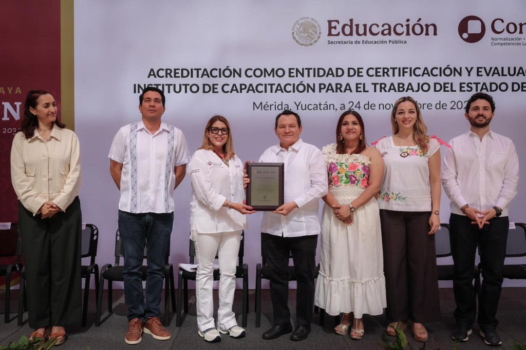 Yucatán logra acreditación para Certificación Laboral Nacional a través del ICATEY