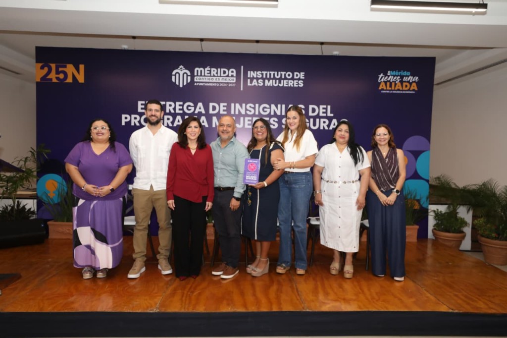 Mérida Reconoce a empresas aliadas en la seguridad de las mujeres