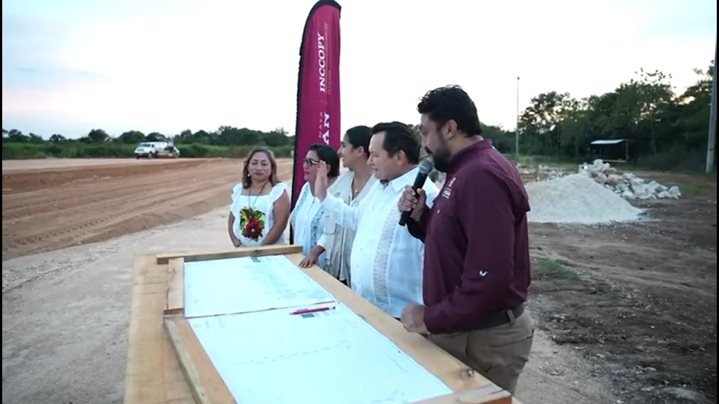 Inician rehabilitación de cancha de fútbol en Ticopó, Acanceh, con inversión de 4 millones de pesos