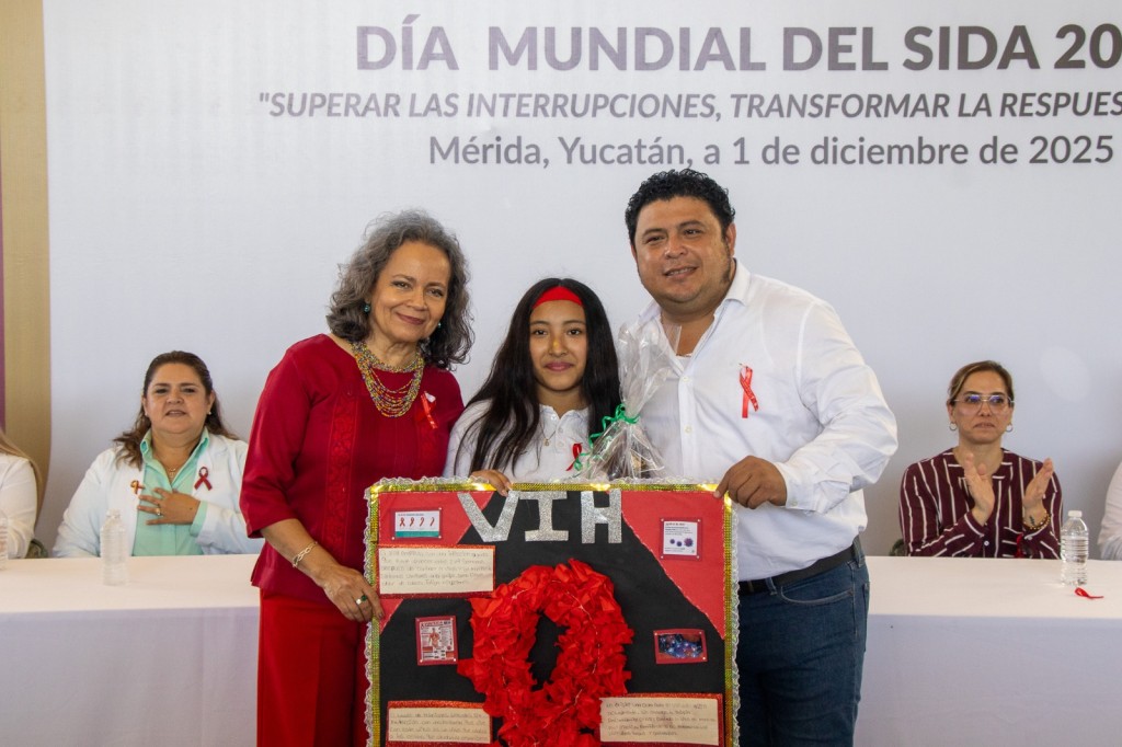 Realiza Secretaría de Salud de Yucatán jornada en Kanasín por el Día Mundial de la Lucha contra el Sida