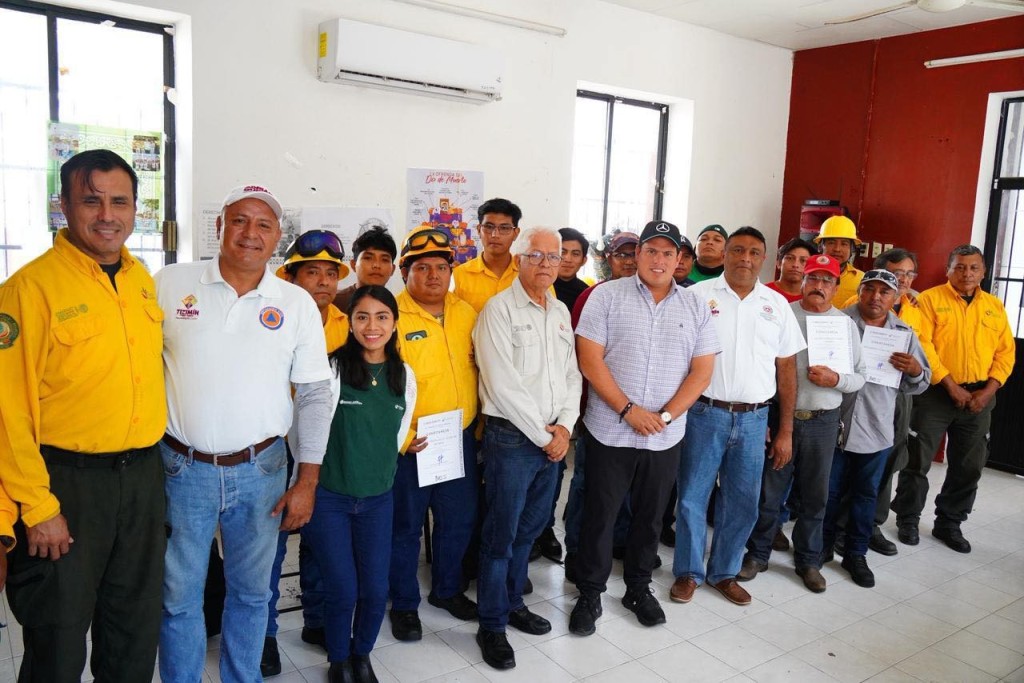 La Conafor capacita a brigada contra incendios de Tizimín