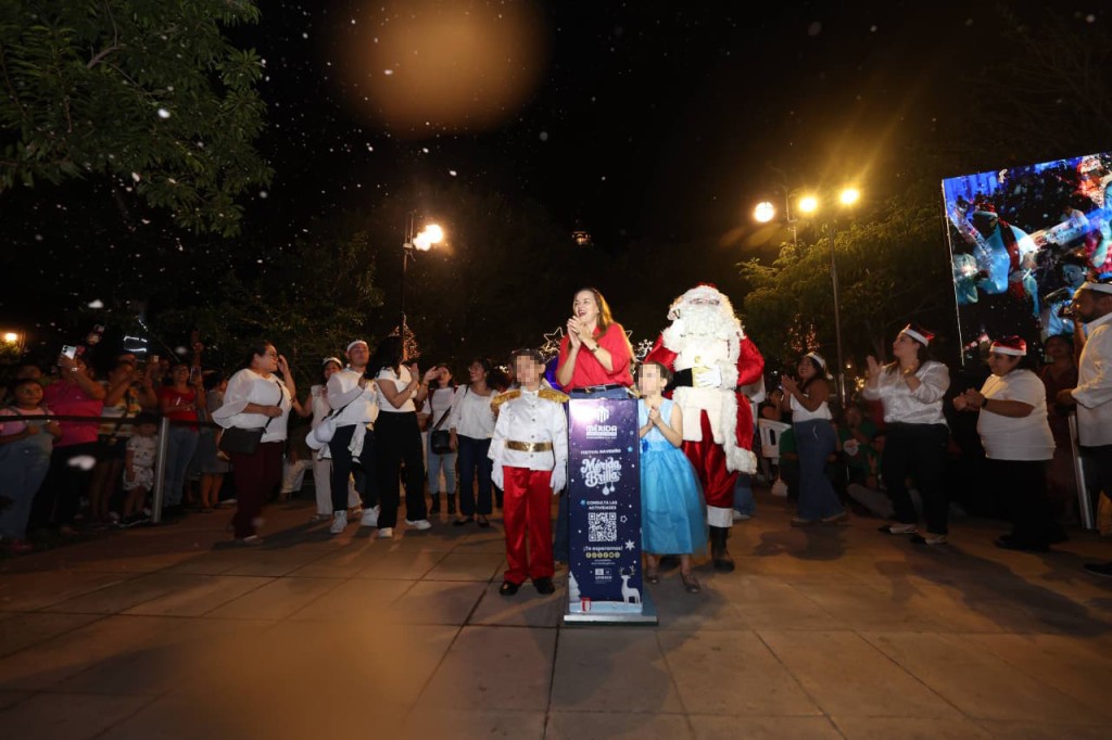 Anuncia armonía de voces la llegada de las fiestas decembrinas al corazón de Mérida