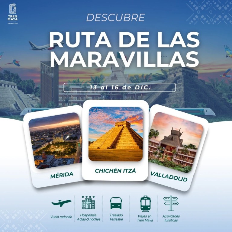 Promueven turismo en favor de Yucatán desde el Tren Maya