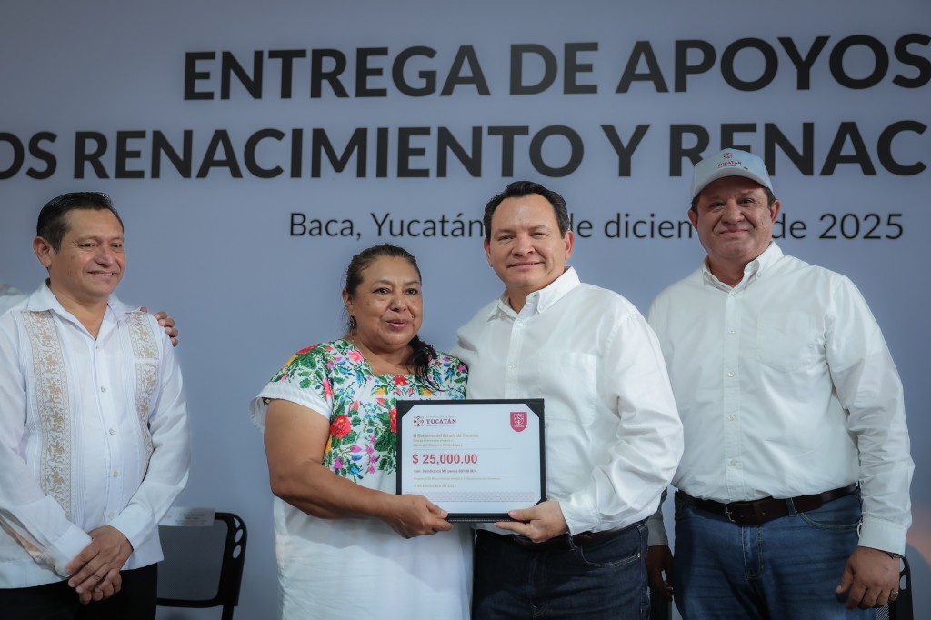 Reciben productoras y productores beneficios para impulsar el campo yucateco